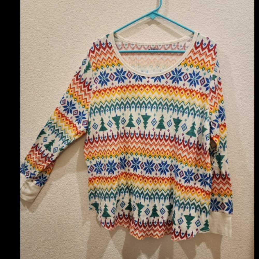 Old Navy Pride x-mas thermal XXL